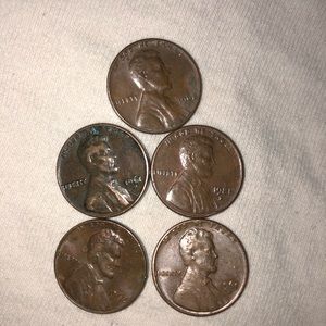 5 pennies